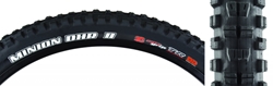 TIRE MAX MINION DHR II 29x2.5 BK FOLD/120x2 3CG/DD/TR 